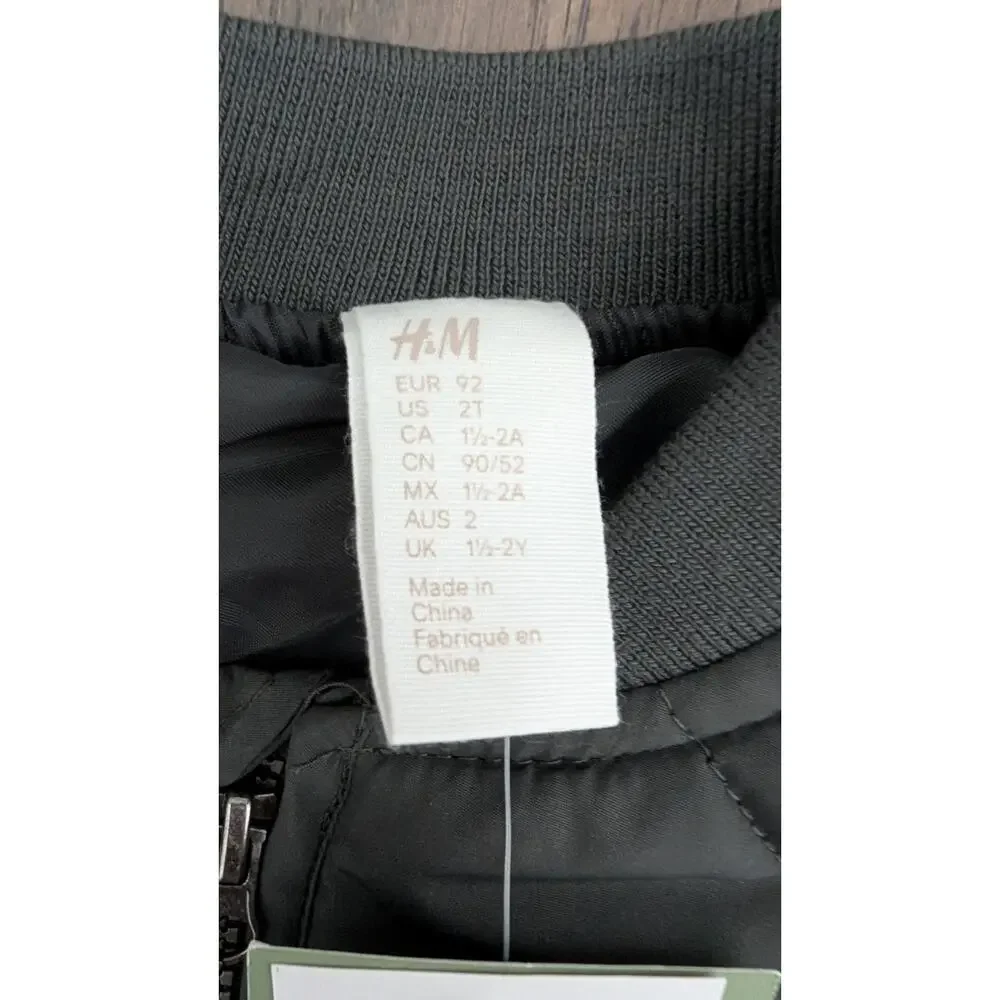 H&M Grey Quilted Jacket NEW!
